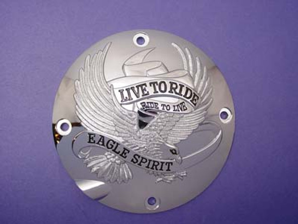 V-Twin - 42-0951 - Clutch Inspection Cover Chrome