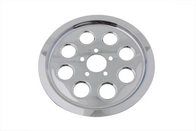 V-Twin - 42-0963 - Outer Pulley Cover 70 Tooth Chrome - Fits 2004-2006 Harley-Davidson FLT