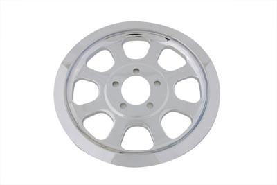 V-Twin - 42-1003 - Outer Pulley Cover 70 Tooth Chrome - Fits 2006 Harley-Davidson FXD