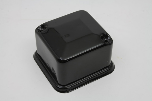 V-Twin - 42-1048 - Black 6 Volt Mechanical Regulator Cover - Fits 1947-1963 Harley-Davidson FL, 1952-1956 KH, 1957-1964 XLH