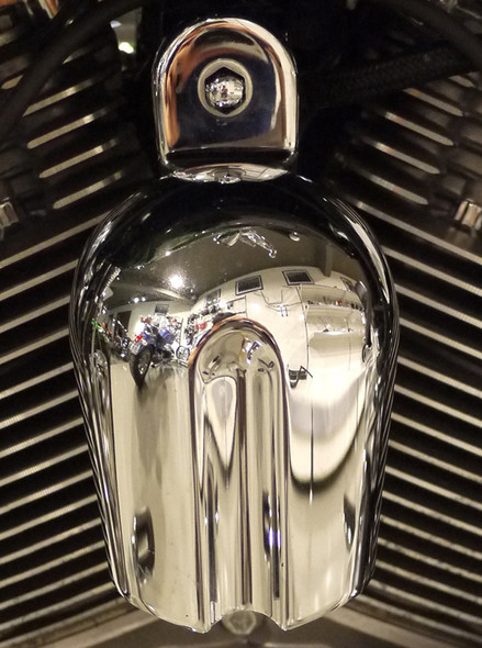 V-Twin - 42-1053 - Chrome Horn Cover