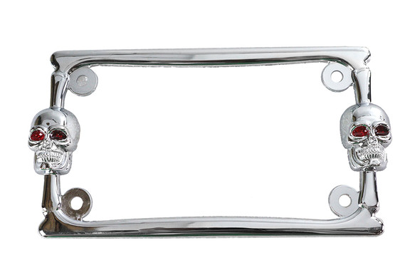 V-Twin - 42-1070 - License Plate Frame Chrome
