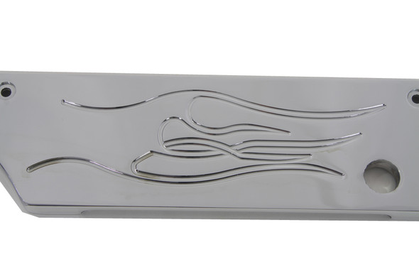 V-Twin - 42-1100 - Wyatt Gatling Saddlebag Face Plate - Fits 1993-2013 Harley-Davidson FLT