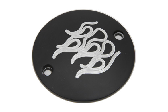V-Twin - 42-1122 - Black Flame Ignition System Cover