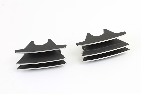 V-Twin - 42-1160 - M8 Finned Spark Plug Cover Set Black