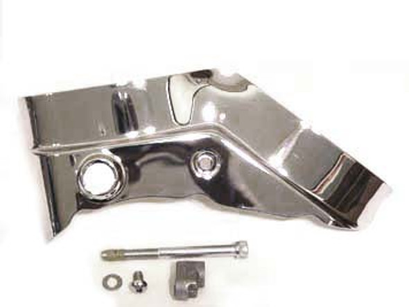 V-Twin - 42-1171 - Chrome Left Side Cylinder Base Cover