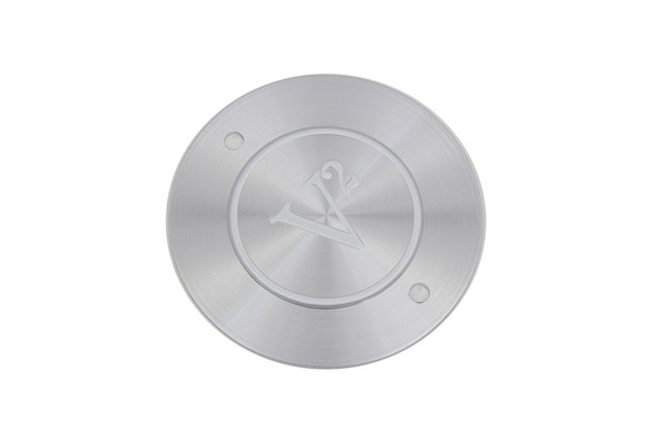 V-Twin - 42-1195 - V2 Ignition System Cover Bright Silver - Fits 1985-1998 Harley-Davidson FX, FL