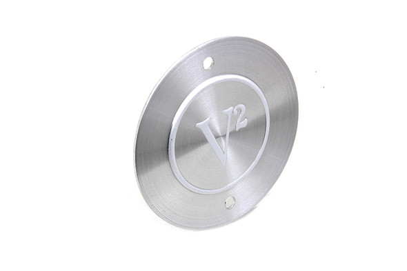 V-Twin - 42-1195 - V2 Ignition System Cover Bright Silver - Fits 1985-1998 Harley-Davidson FX, FL