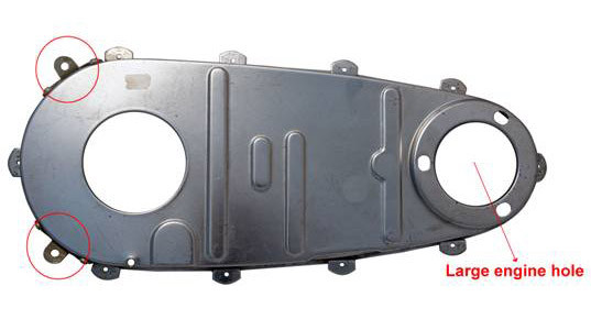 V-Twin - 42-1213 - Raw Inner Primary Cover - Fits 1955-1957 Harley-Davidson FL