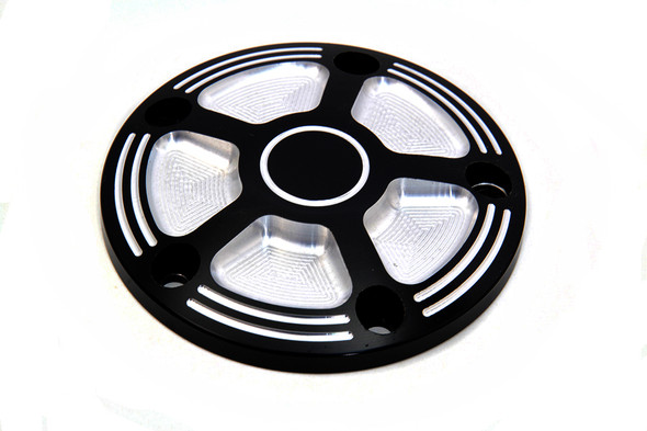 V-Twin - 42-1546 - Black Contrast 5-Hole Point Cover