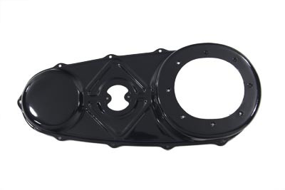 V-Twin - 42-3754 - Replica Outer Primary Cover Matte Black - Fits 1941-1954 Harley-Davidson FL
