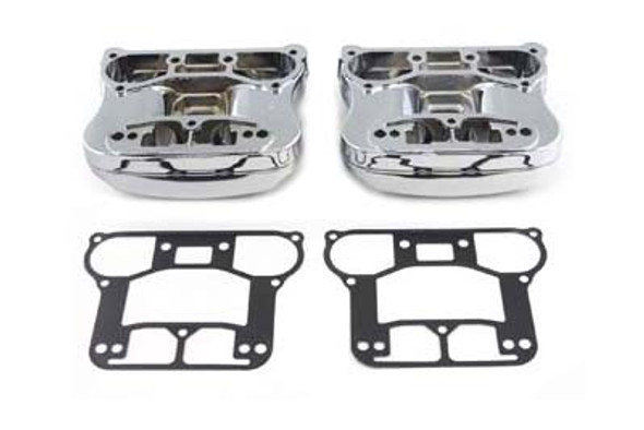 V-Twin - 42-5520 - Rocker Box Cover Set Chrome