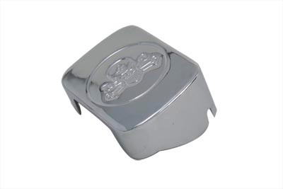 V-Twin - 42-5523 - Skull Type Coil Cover - Fits 1984-1999 Harley-Davidson FXST, 1986-1999 FLST, 1965-1984 FL, 1971-1984 FX