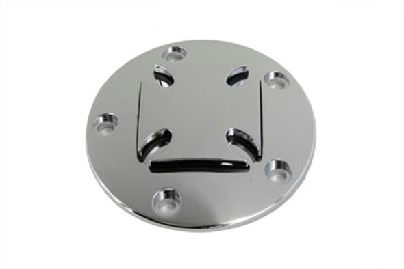 V-Twin - 42-6055 - Maltese Ignition System Cover 5-Hole Raised Chrome