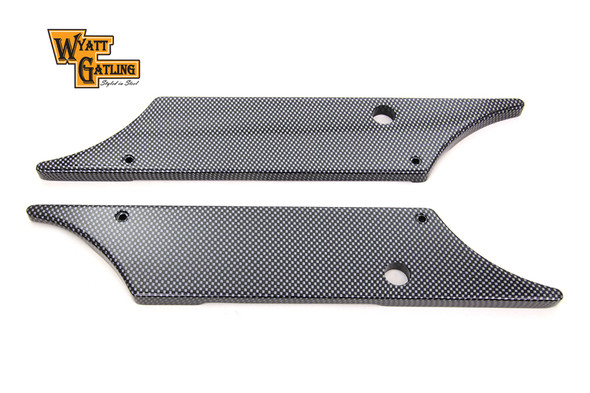 V-Twin - 42-7103 - Wyatt Gatling Saddlebag Face Plate - Fits 1993-2013 Harley-Davidson FLT