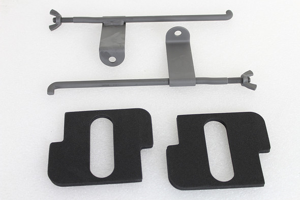 V-Twin - 42-9940 - Battery Rod Set with Pads - Fits 1958-1964 Harley-Davidson FL