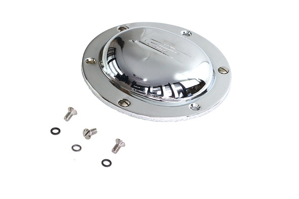 V-Twin - 42-9965 - Early Bird Style Derby Cover - Fits 1970-1984 Harley-Davidson FL, 1984-1998 FXST, 1979-1998 FLT, 1971-1984 FX, 1985-1994 FXR, 1991-1998 FXD, 1986-1998 FLST