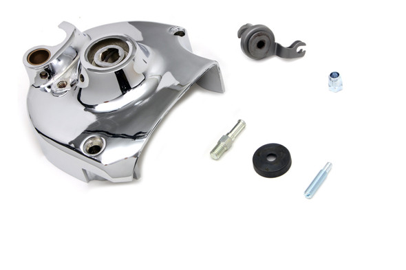 V-Twin - 43-0115 - Sprocket Cover Kit Chrome - Fits 1967-1970 Harley-Davidson XLH, 1952-1970 XLCH