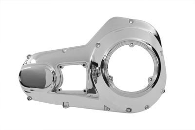 V-Twin - 43-0222 - Chrome Outer Primary Cover - Fits 1994-1998 Harley-Davidson FLT, 1994 FXR