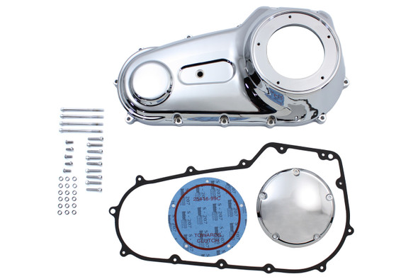 V-Twin - 43-0288 - Chrome Outer Primary Cover Kit