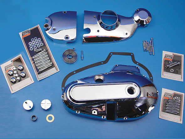 V-Twin - 43-0310 - Chrome Engine Dress Up Kit - Fits 1971-1976 Harley-Davidson XLCH