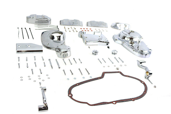 V-Twin - 43-0316 - Chrome Engine Dress Up Kit - Fits 1986-1990 Harley-Davidson XL