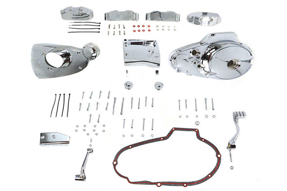 V-Twin - 43-0316 - Chrome Engine Dress Up Kit - Fits 1986-1990 Harley-Davidson XL