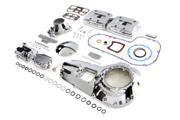 V-Twin - 43-0515 - Chrome Engine Dress Up Kit