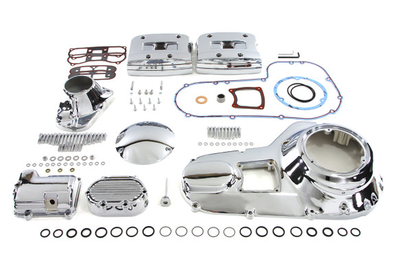 V-Twin - 43-0515 - Chrome Engine Dress Up Kit - Fits 1987-1988 Harley-Davidson FLT