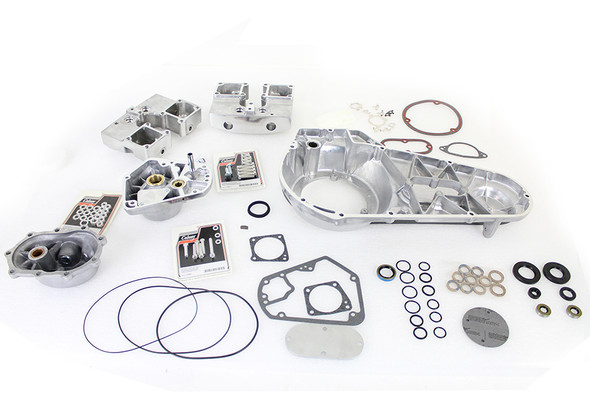 V-Twin - 43-0564 - Polished Engine Dress Up Kit - Fits 1973-1984 Harley-Davidson FL