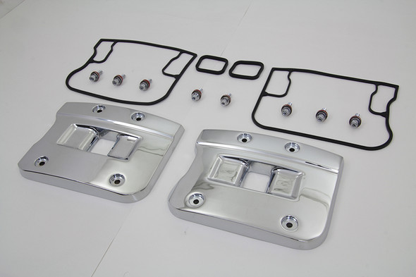 V-Twin - 43-9170 - Top Rocker Box Cover Set Chrome