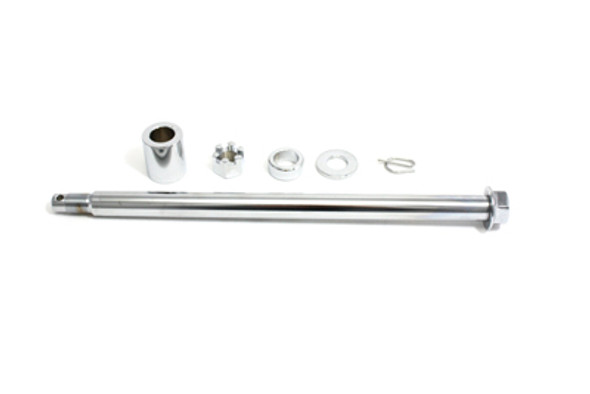 V-Twin - 44-0126 - Chrome Rear Axle Kit