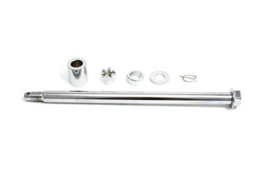 V-Twin - 44-0126 - Chrome Rear Axle Kit - Fits 2004 Harley-Davidson XL