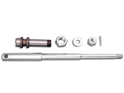 V-Twin - 44-0225 - Front Axle Kit Zinc - Fits 1948-1966 Harley-Davidson FL