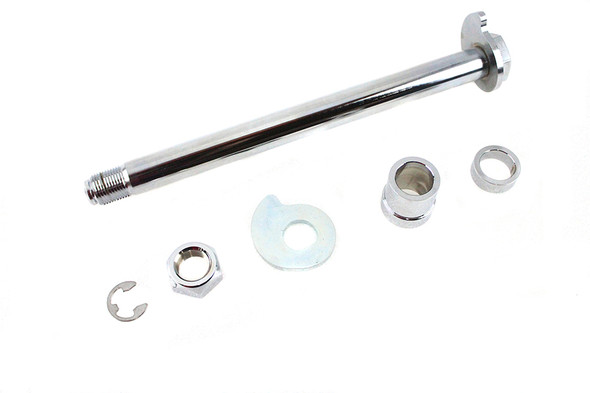 V-Twin - 44-0241 - Chrome Rear Axle Kit - Fits 2002-2007 Harley-Davidson FLT