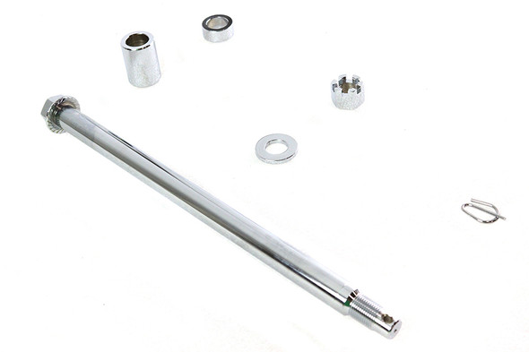 V-Twin - 44-0247 - Chrome Rear Axle Kit - Fits 2000-2001 Harley-Davidson FLT