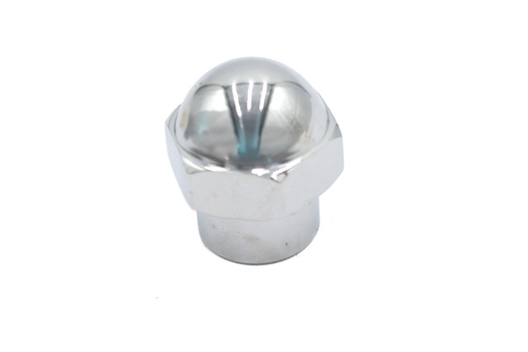 V-Twin - 44-0376 - Chrome Axle Shoulder Nut 5/8 inch Outer Diameter
