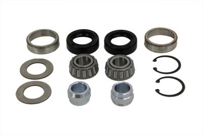 V-Twin - 44-0409 - Wheel Hub Bearing Rebuild Kit - Fits 1973-1983 Harley-Davidson FL (with laced rear wheel), 1973-1983 FX (with laced rear wheel)