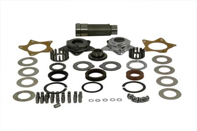 V-Twin - 44-0413 - Chrome Wheel Hub Rebuild Kit Star Hub - Fits 1955-1966 Harley-Davidson FL (front or rear)