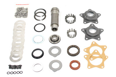 V-Twin - 44-0431 - Replica Wheel Hub Bearing Kit Parkerized - Fits 1941-1954 Harley-Davidson FL (front or rear), 1936-1940 EL (front or rear), 1941-1948 UL (front or rear), 1941-1952 WL (rear)