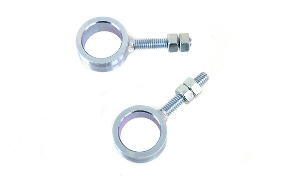 V-Twin - 44-0434 - Rear Axle Adjuster Set Zinc