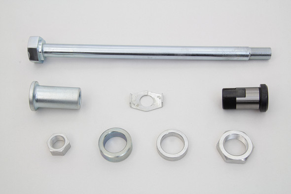 V-Twin - 44-0510 - Rear Axle Kit Zinc - Fits 1967-1972 Harley-Davidson FL, 1971-1972 FX