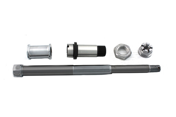V-Twin - 44-0581 - Chrome Front Axle Kit - Fits 1937-1948 Harley-Davidson UL, 1936-1940 EL, 1941-1948 FL