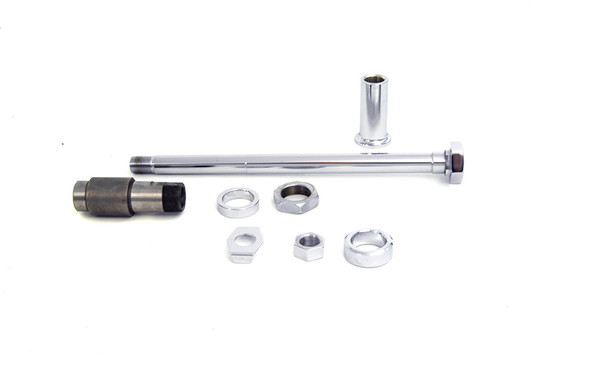 V-Twin - 44-0582 - Chrome Rear Axle Kit