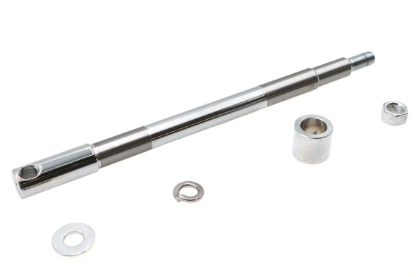 V-Twin - 44-0612 - Chrome Front Axle Kit - Fits 2000-2006 Harley-Davidson FLST (41mm Forks)