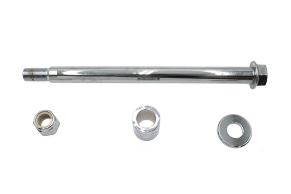 V-Twin - 44-0615 - Front Axle Kit Chrome 10 inch Length