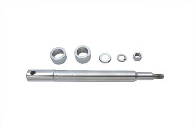 V-Twin - 44-0798 - Chrome Front Axle Kit - Fits 2006-2007 Harley-Davidson FXD (49mm Forks)
