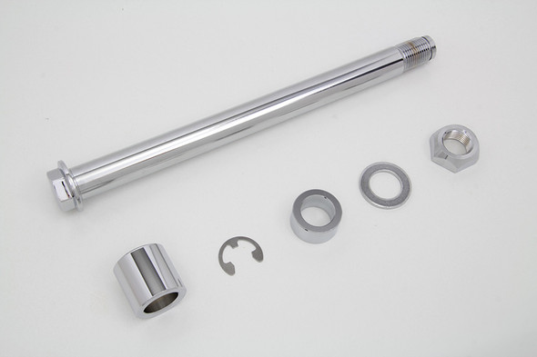 V-Twin - 44-0801 - Chrome Rear Axle Kit
