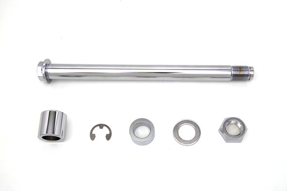 V-Twin - 44-0801 - Chrome Rear Axle Kit