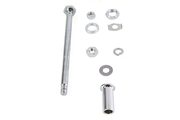 V-Twin - 44-0816 - Chrome Rear Axle Kit
